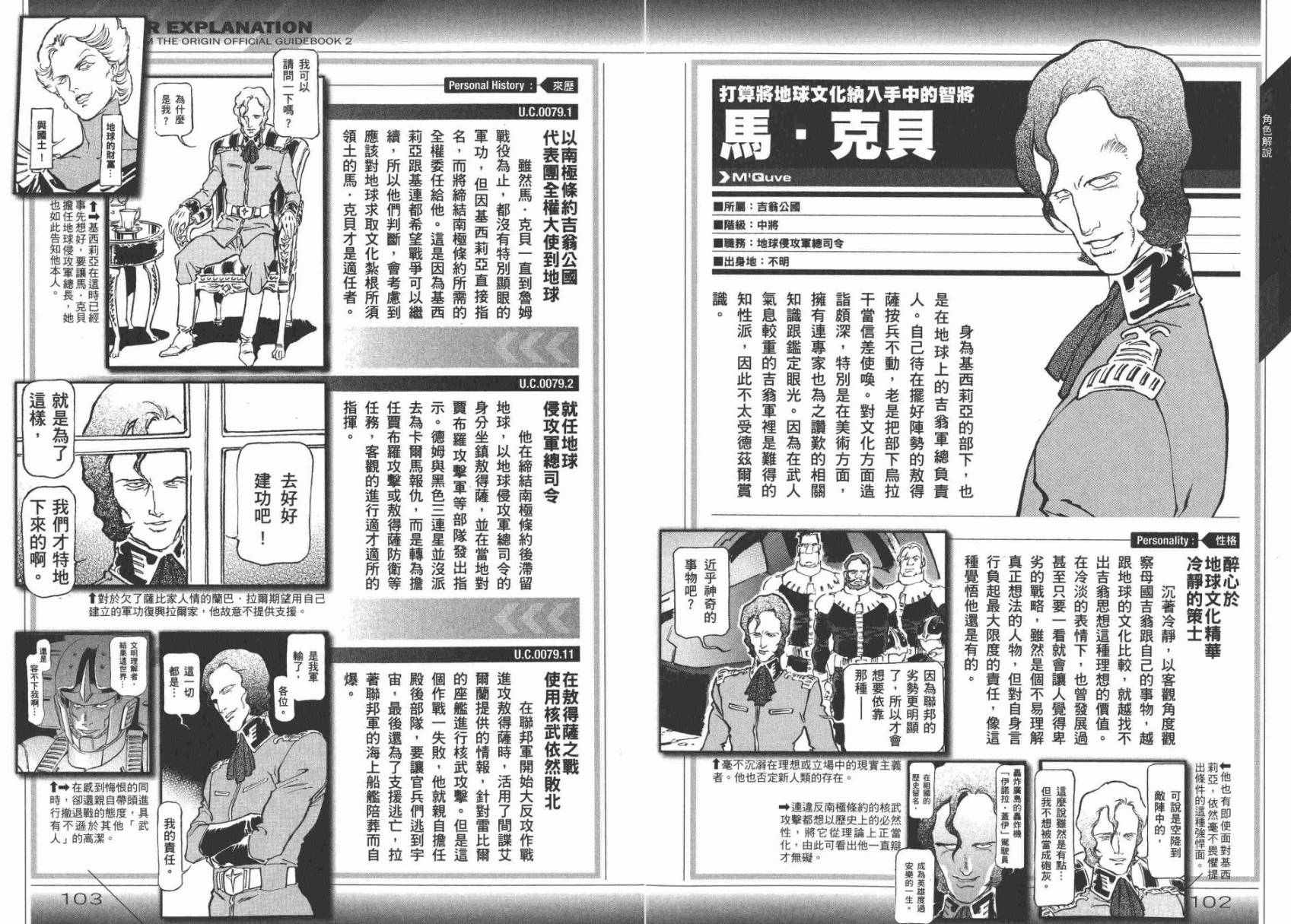 《机动战士高达THE ORIGIN》漫画 GUIDE BOOK 2