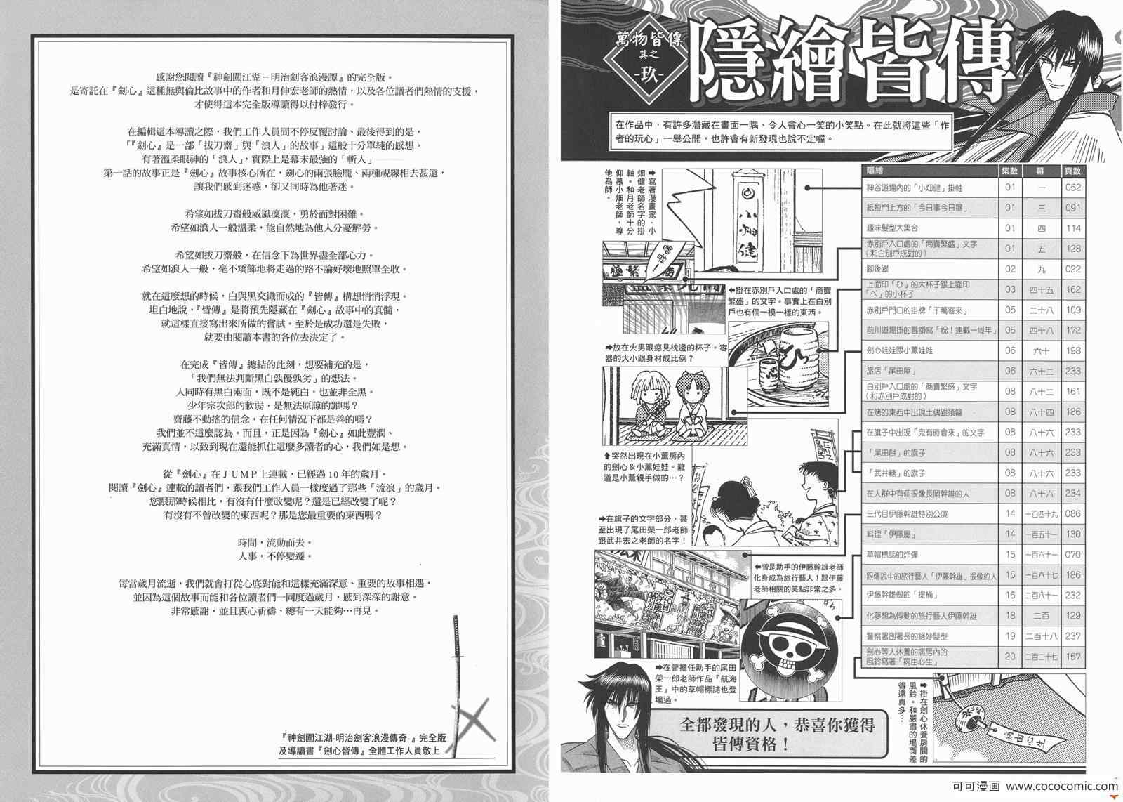 《浪客剑心》漫画 剑心皆传