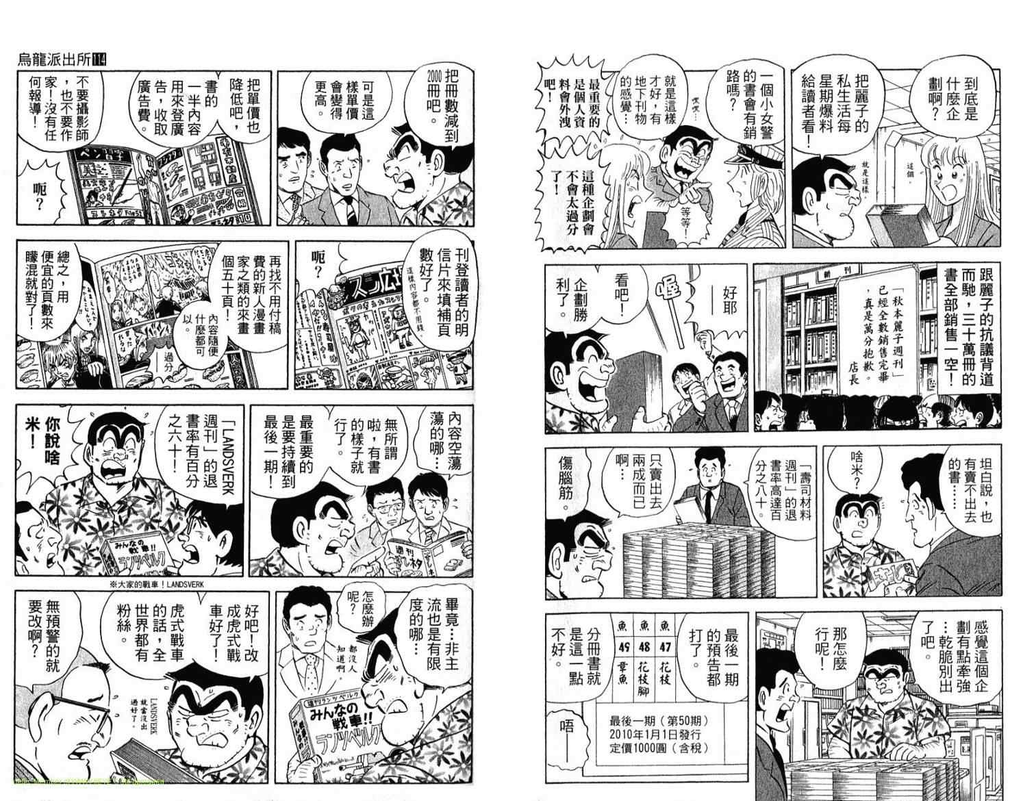 《乌龙派出所》漫画 Vol114