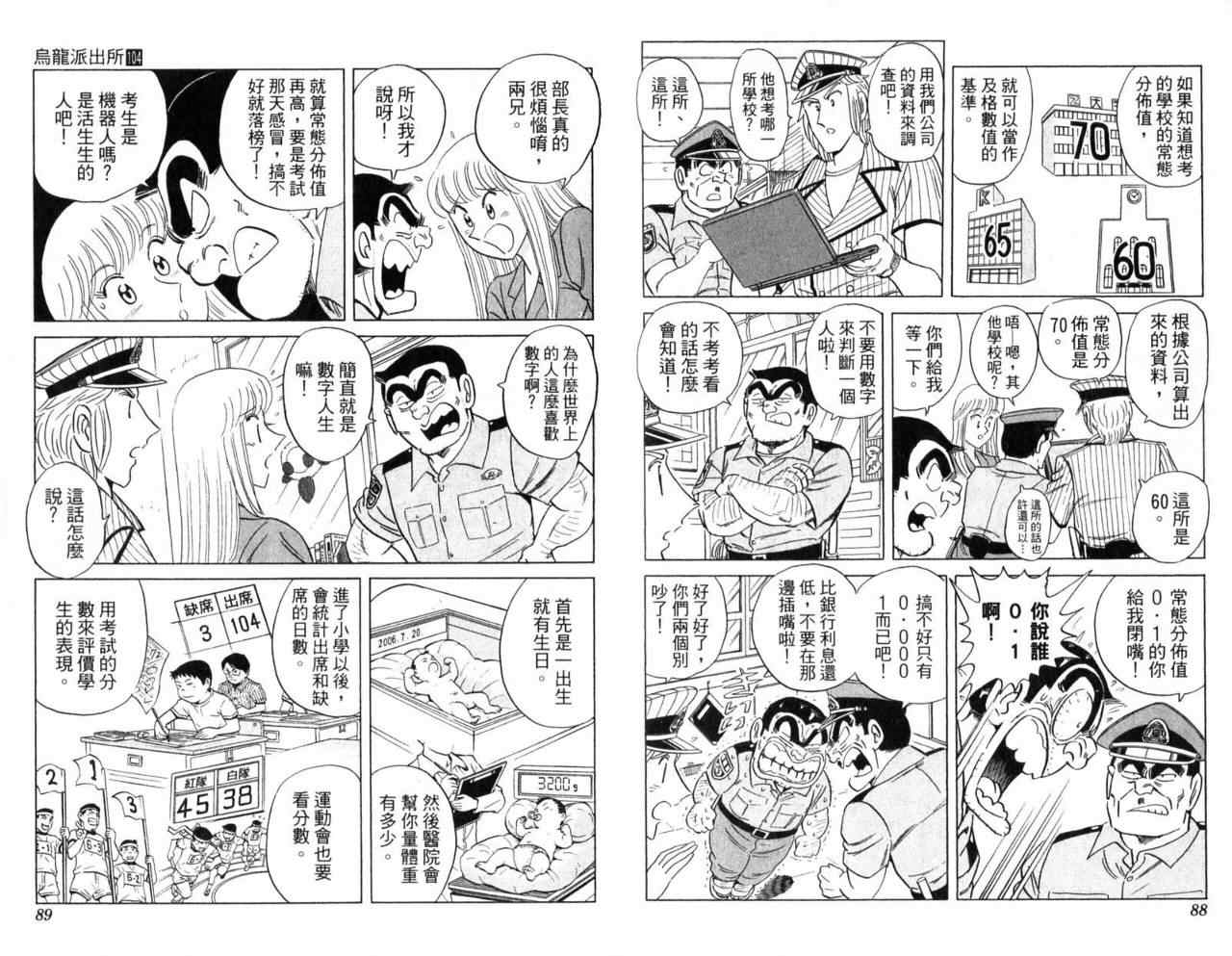 《乌龙派出所》漫画 Vol104