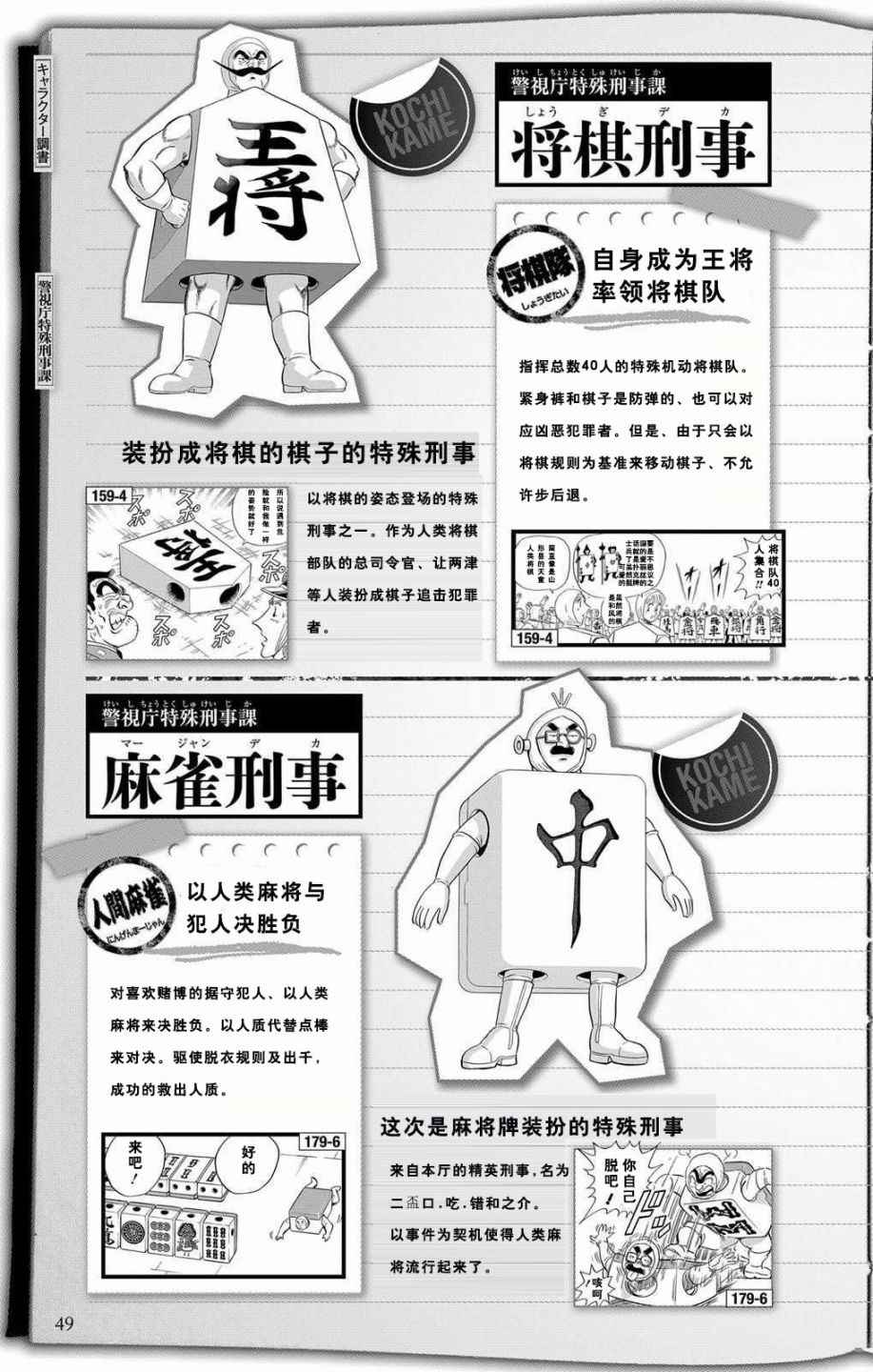 《乌龙派出所》漫画 全员调查书上部