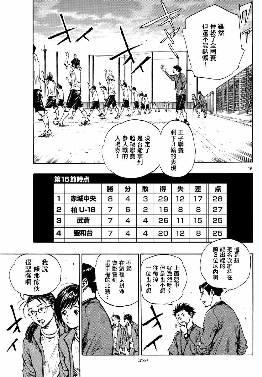 《BE BLUES!（国手少年梦）》漫画 化身为青 403集