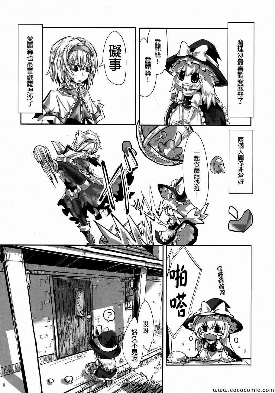 《傲娇爱丽丝和豆丁魔理沙》漫画 爱丽丝和魔理沙 短篇1+2