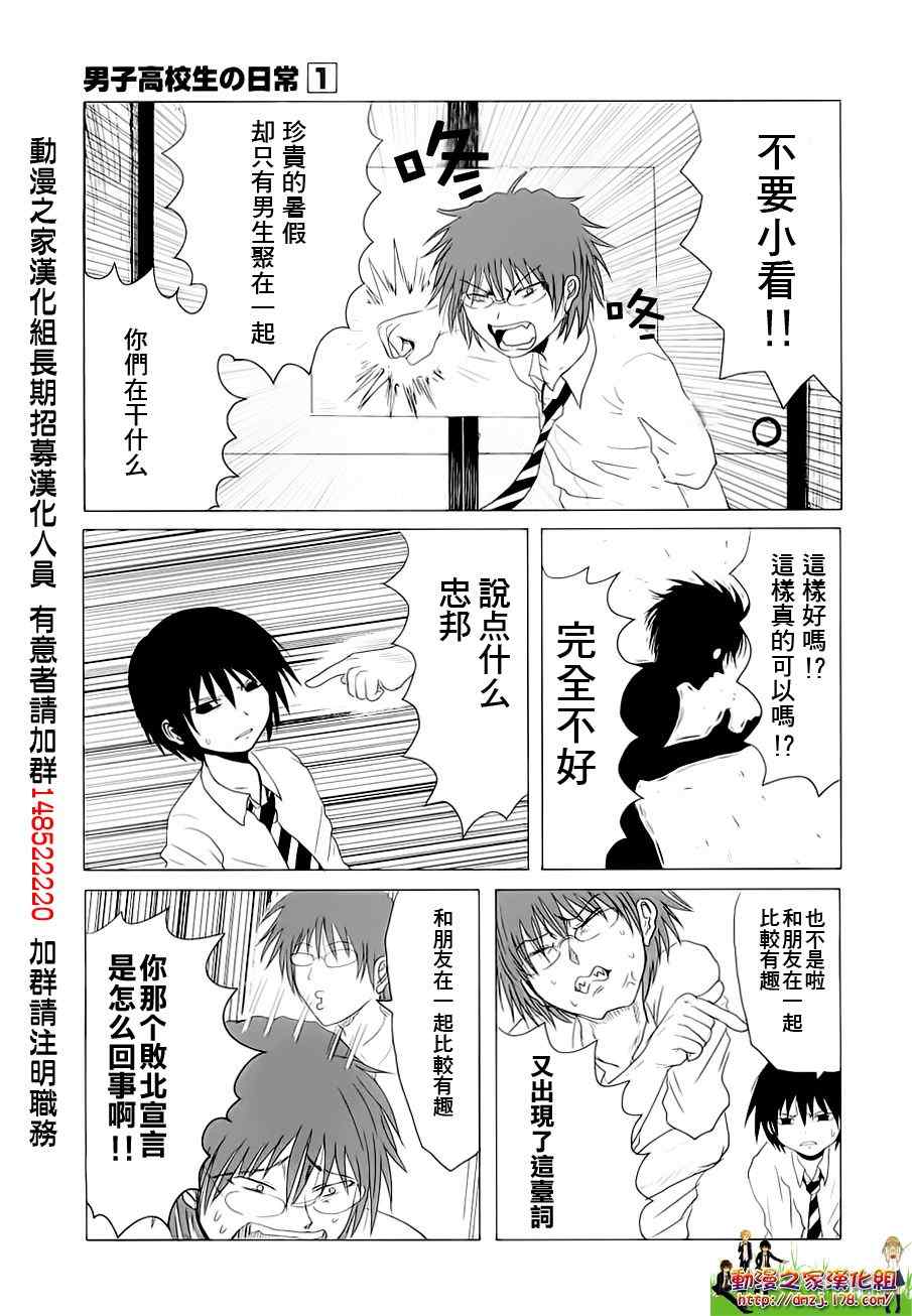 《男子高中生的日常》漫画 男子高中 011-12集