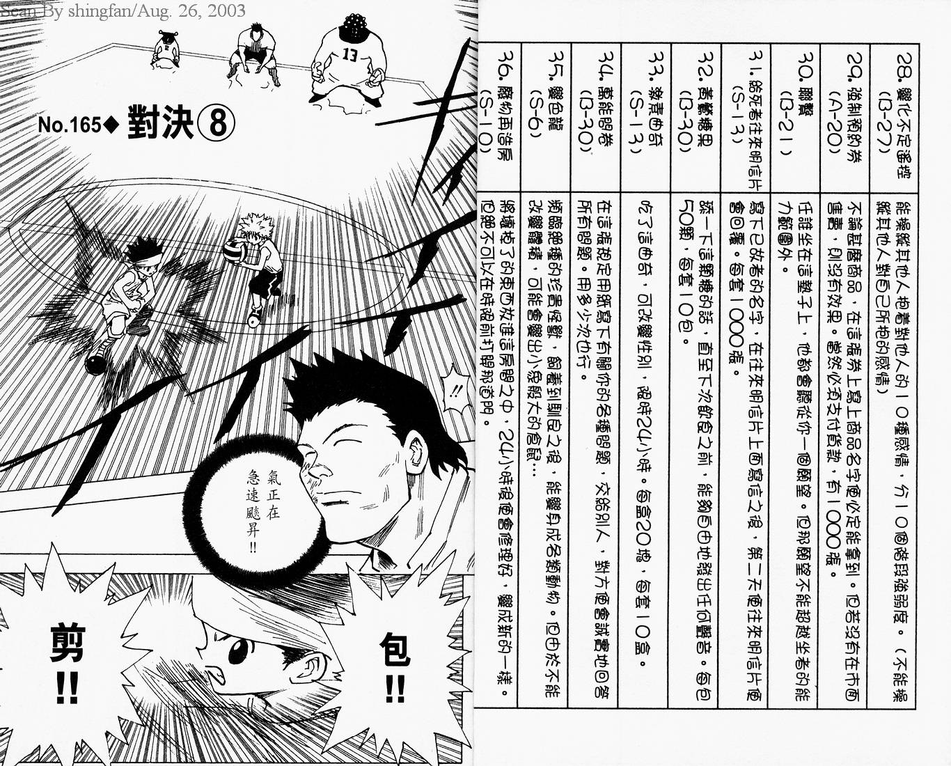 《猎人》漫画 hunterxhunter17卷