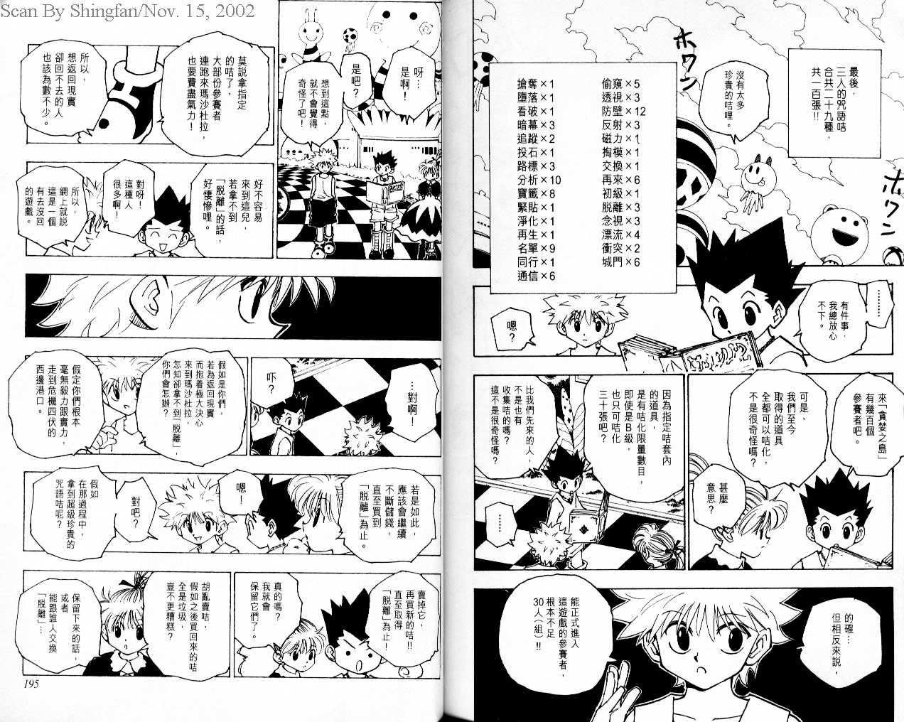 《猎人》漫画 hunterxhunter15卷