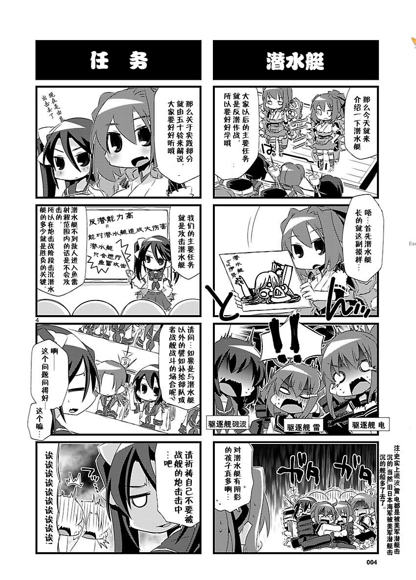 《-舰colle- 官方四格》漫画 舰colle四格 004集