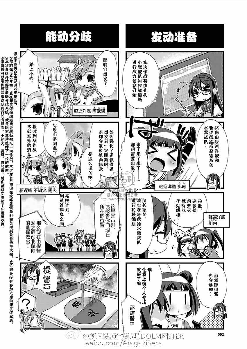 《-舰colle- 官方四格》漫画 舰colle四格 085话