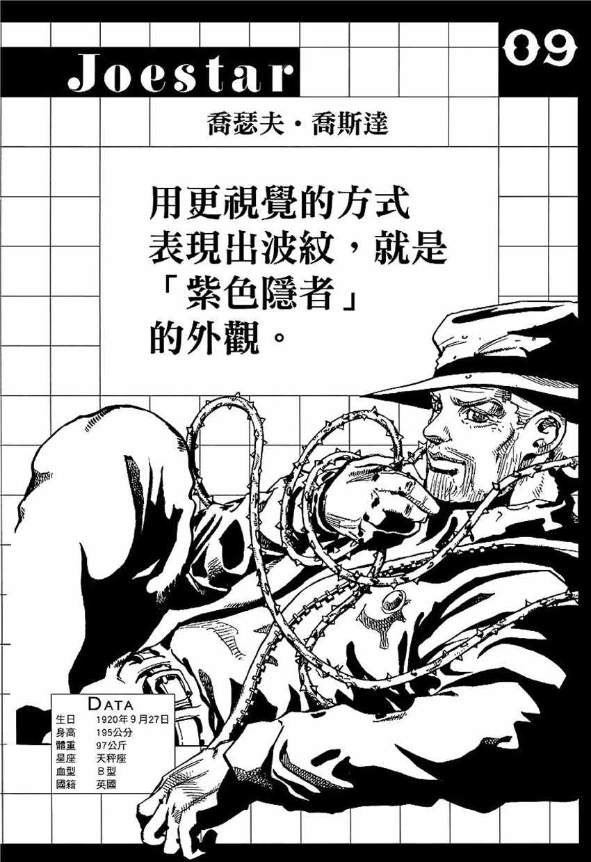 《JOJO奇妙冒险第08部》漫画 奇妙冒险第08部 角色创作密话