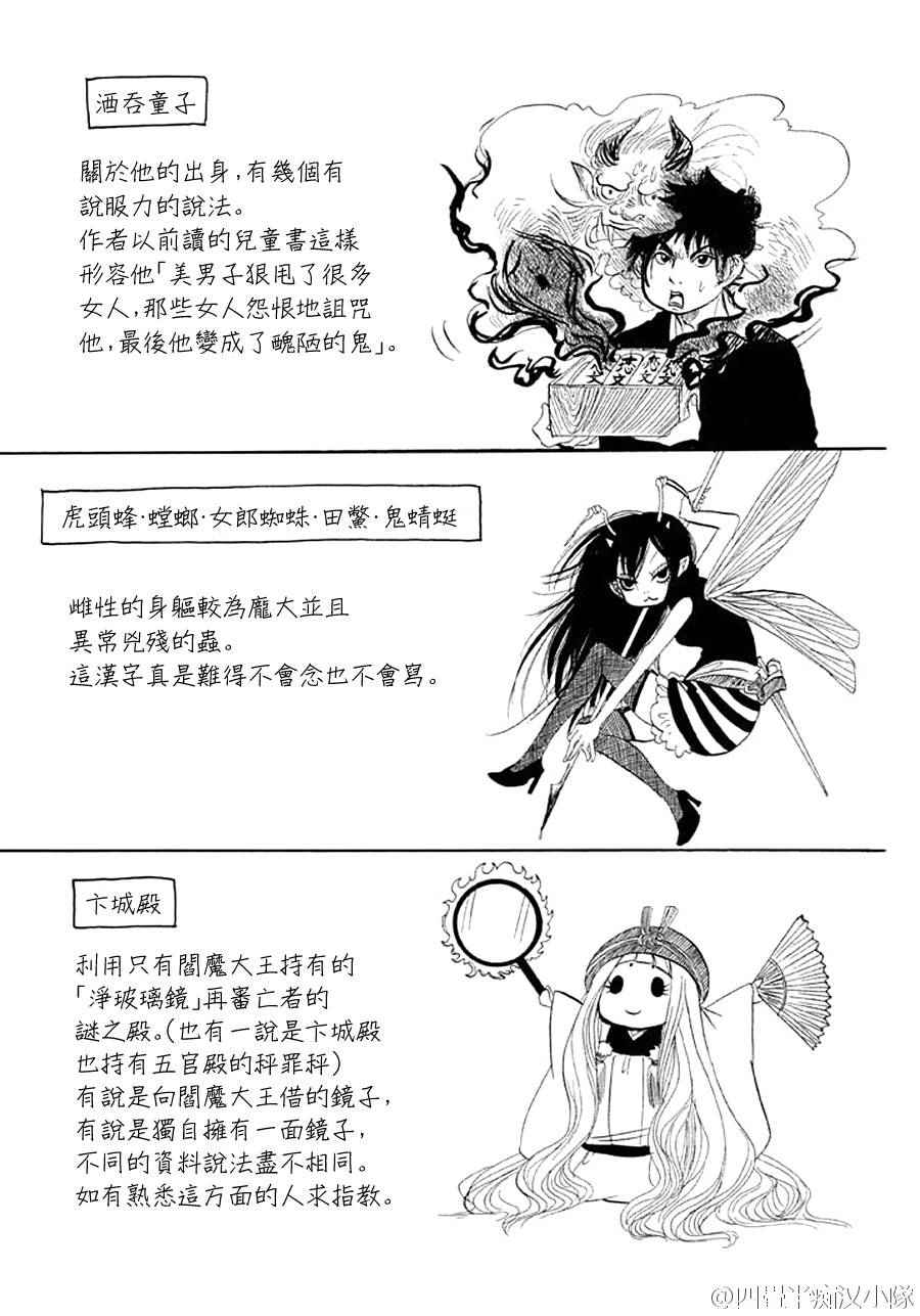 《鬼灯的冷彻》漫画 20卷附录