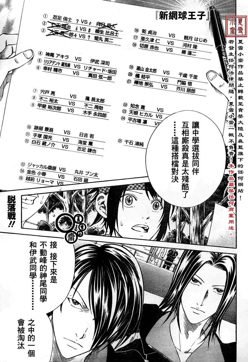 《新网球王子》漫画 008集