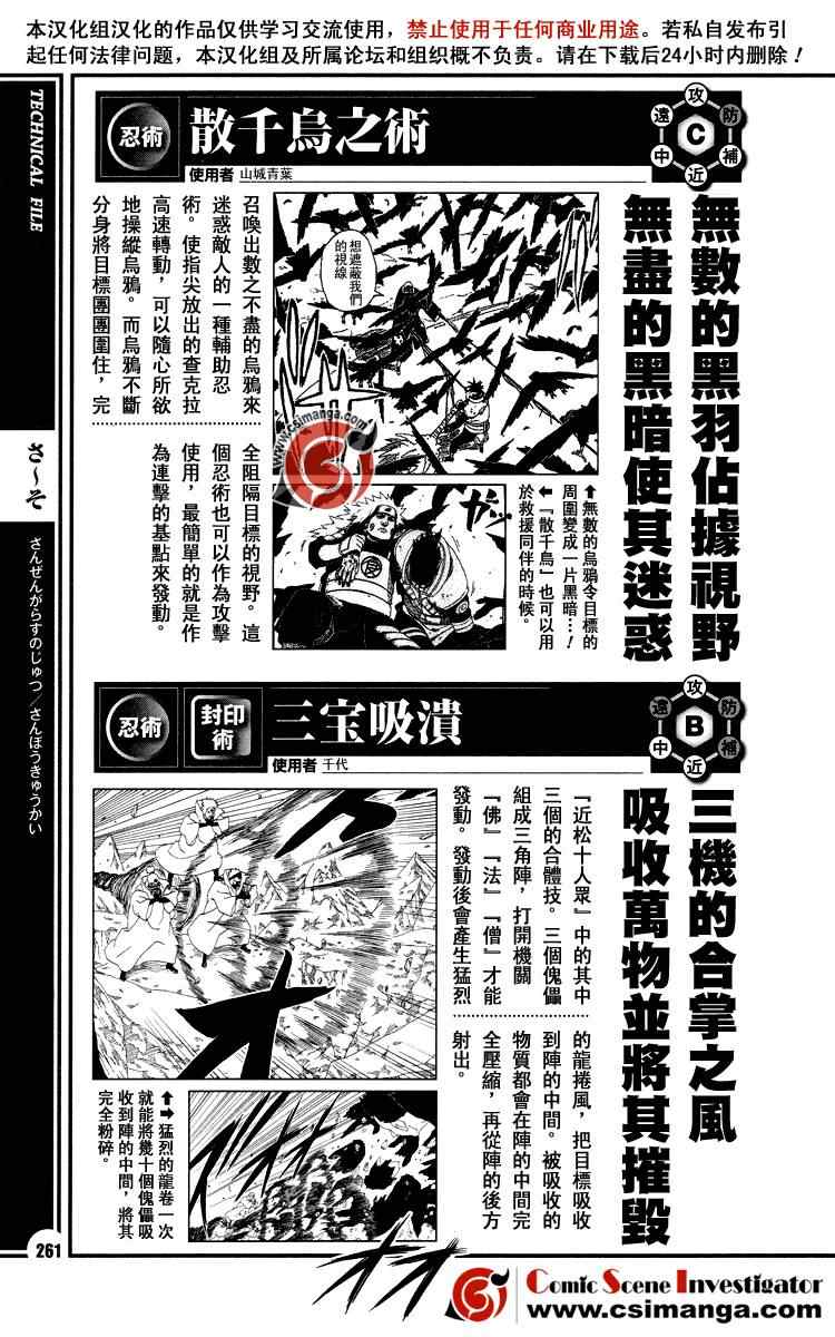 《火影忍者》漫画 者之书