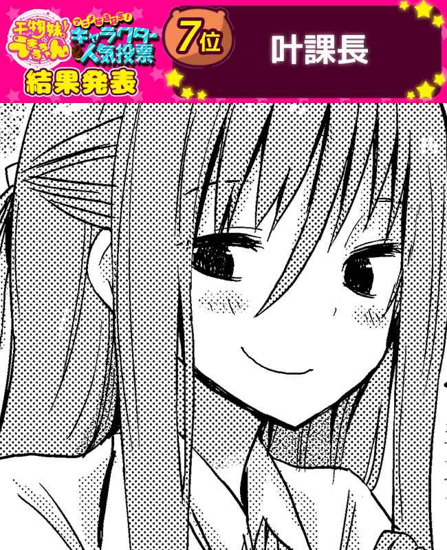 《干物妹小埋》漫画 角色人气投票