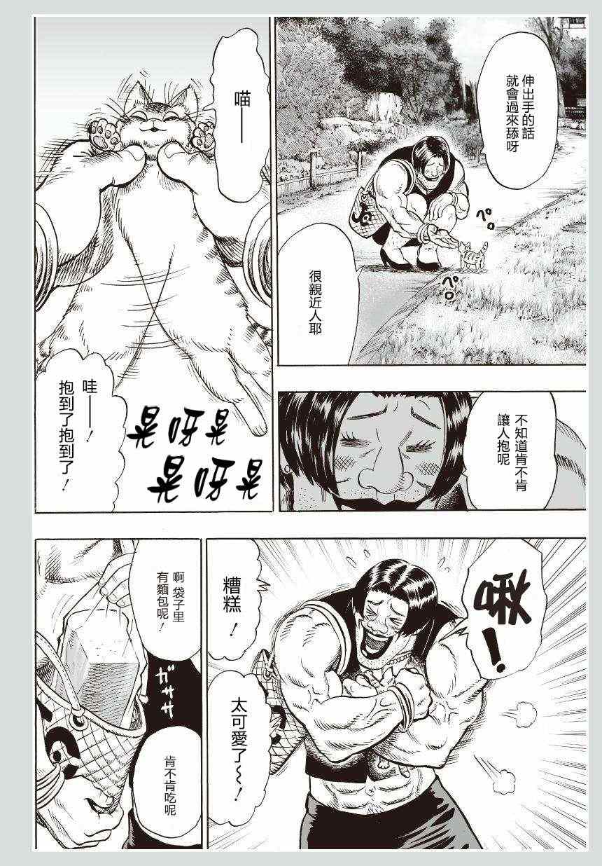 《一拳超人》漫画 可爱的野猫