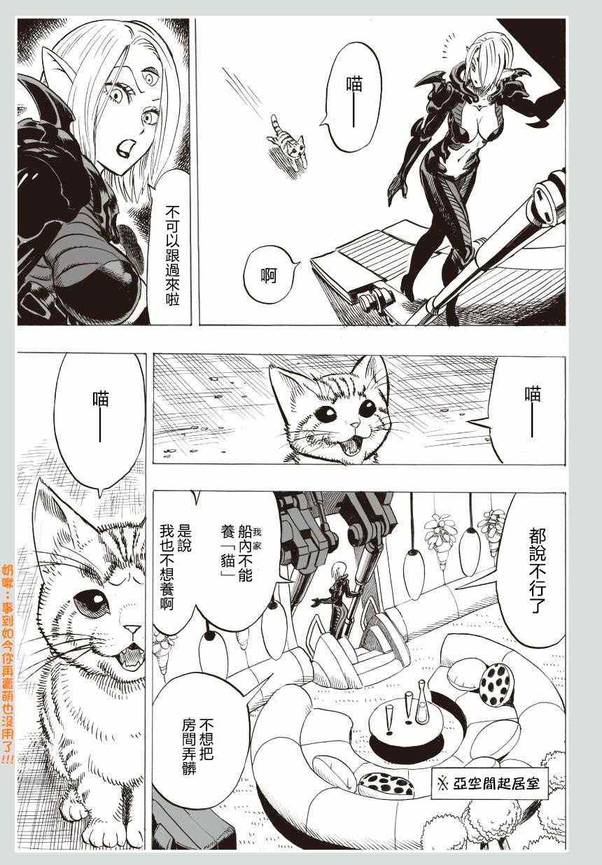 《一拳超人》漫画 可爱的野猫