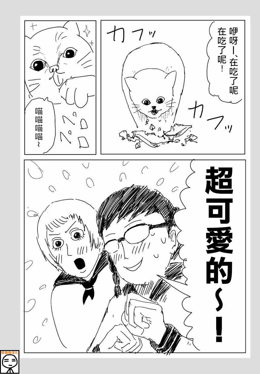 《一拳超人》漫画 ONE老师版 可爱的野猫