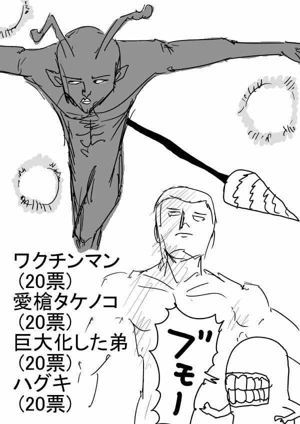 《一拳超人》漫画 第二次人气投票