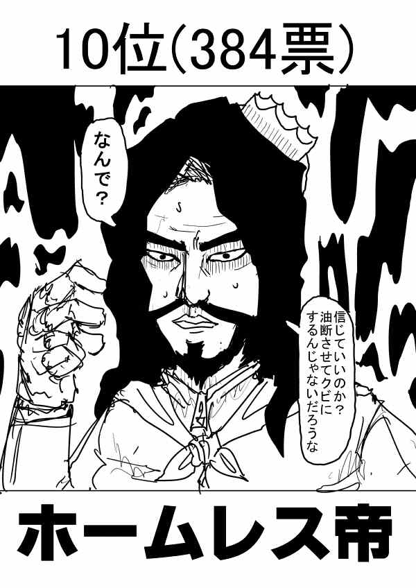 《一拳超人》漫画 第二次人气投票