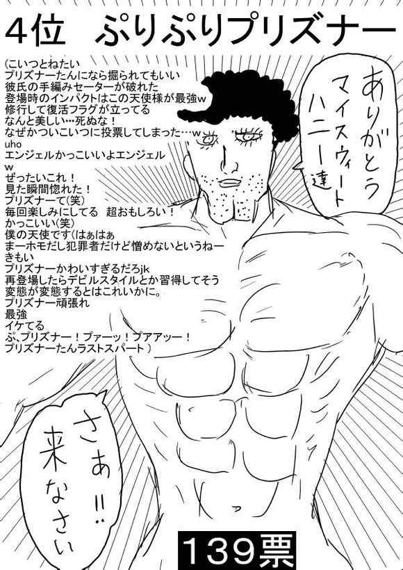 《一拳超人》漫画 第一次人气投票