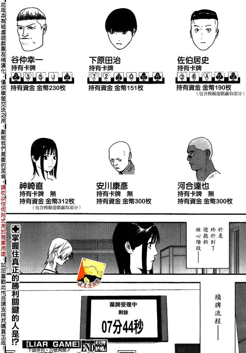 《欺诈游戏》漫画 152集