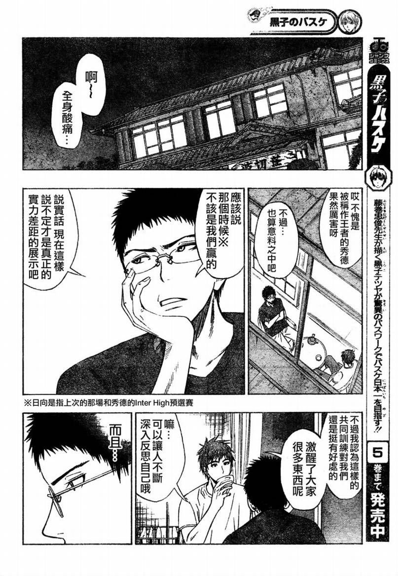 《黑子的篮球》漫画 061集