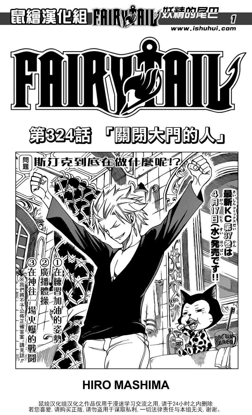 《妖精的尾巴》漫画 fairy tail324集