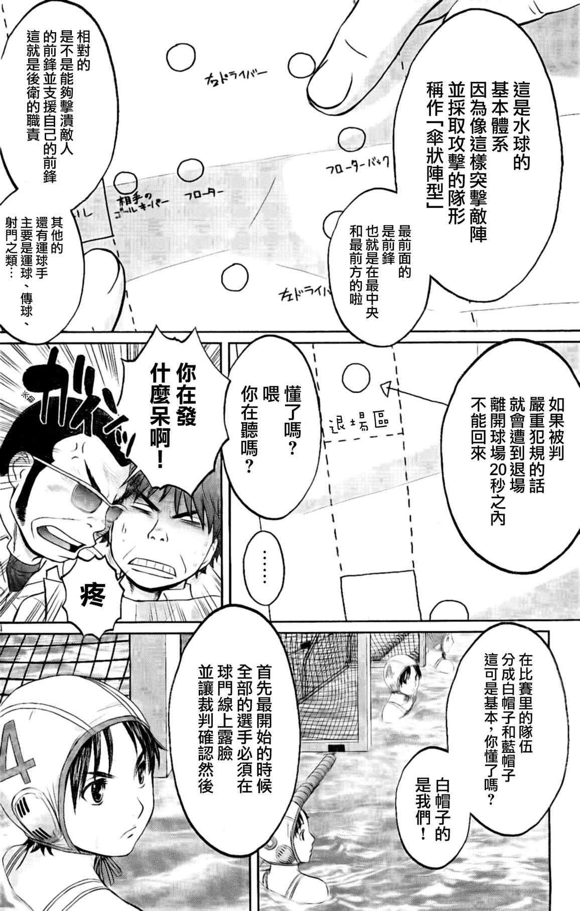 《青春水球社》漫画 巨乳娘×屌丝男 003话