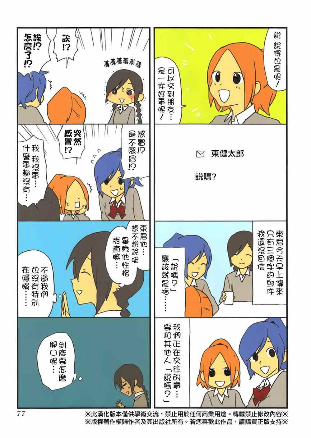 《浅尾桑与仓田君》漫画 054集