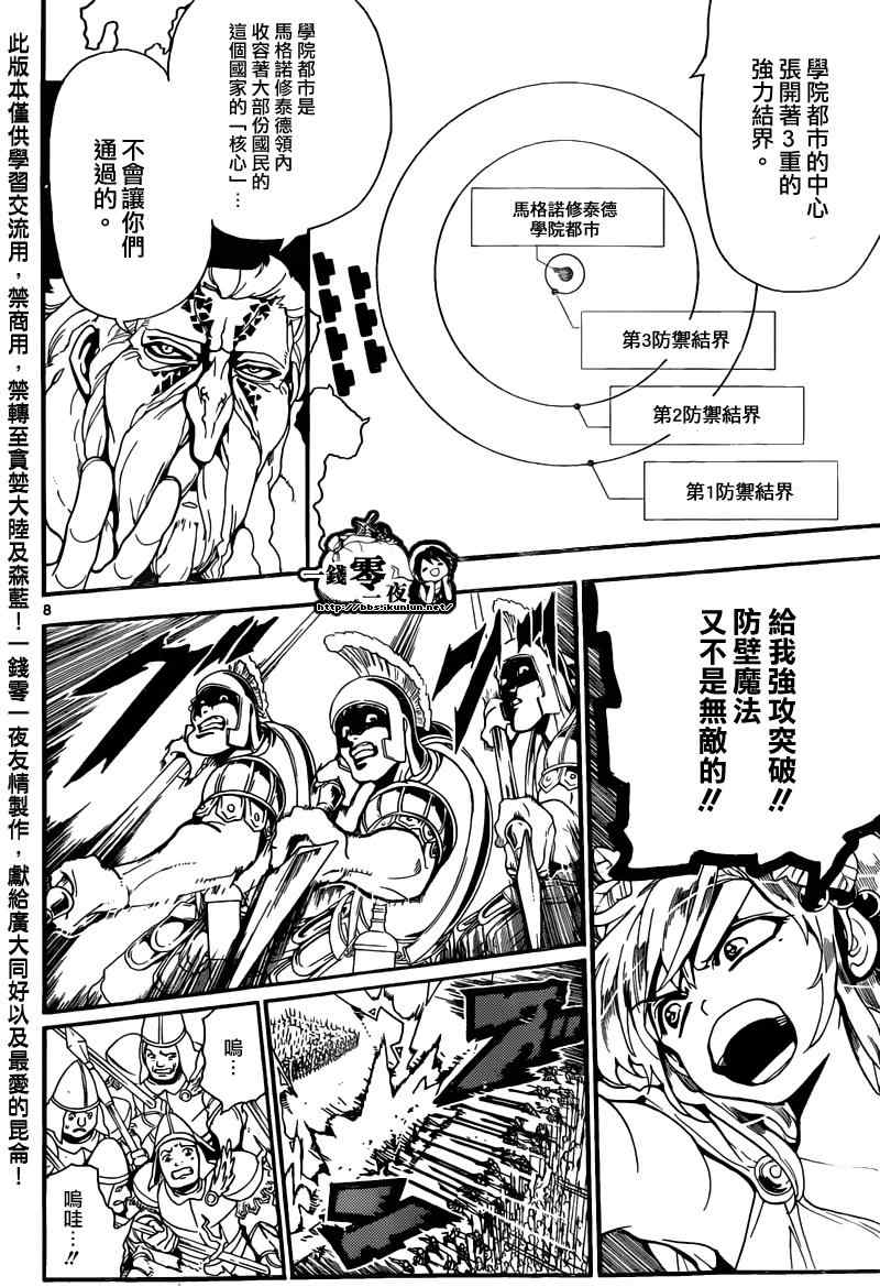 《魔笛MAGI》漫画 笛magi168集