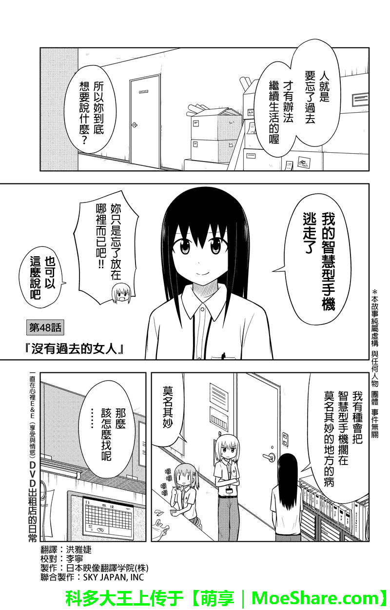 《DVD出租店的日常》漫画 048话