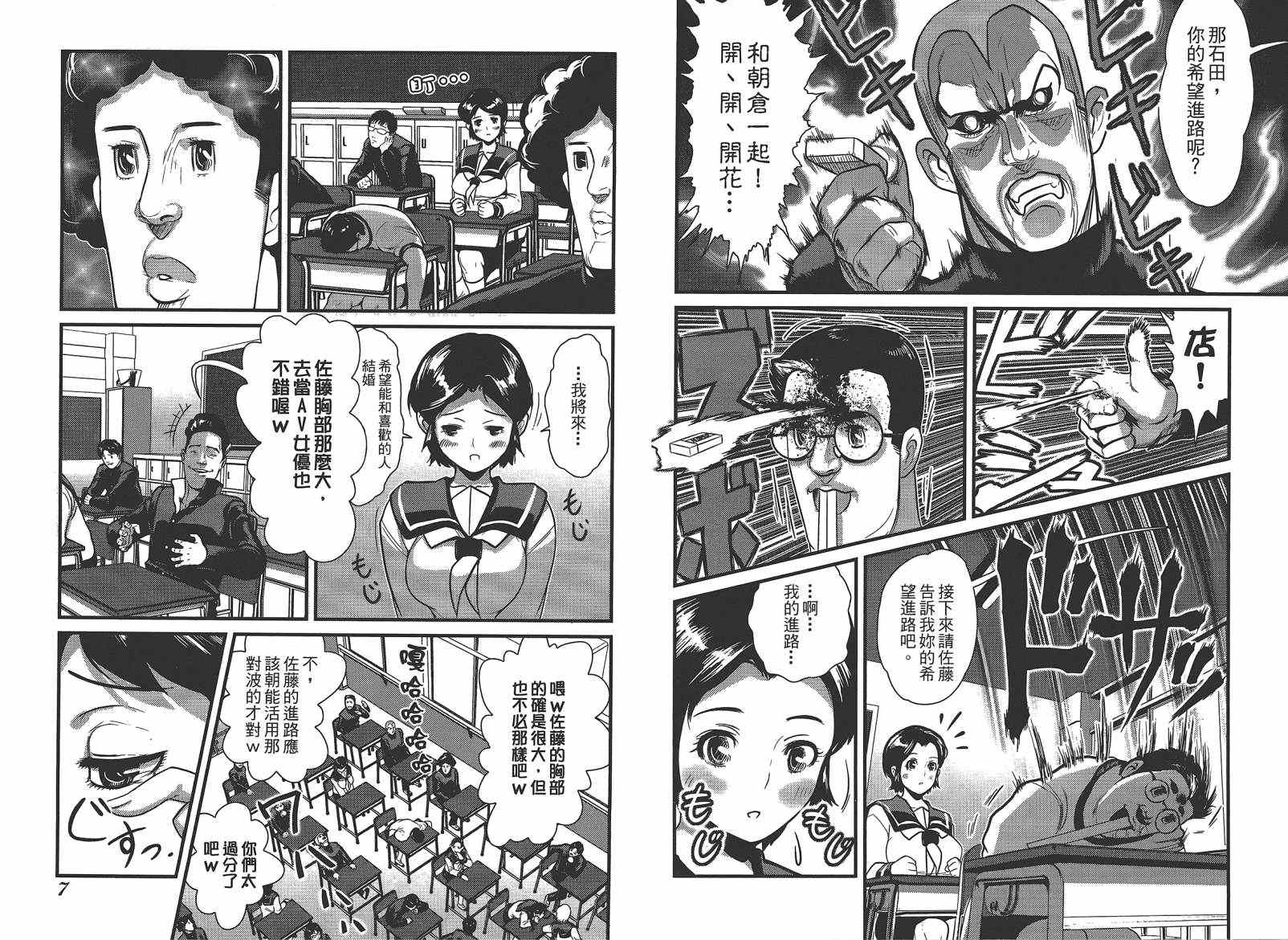 《翻天覆地二人组 石田与朝仓》漫画 石田与朝仓 001卷