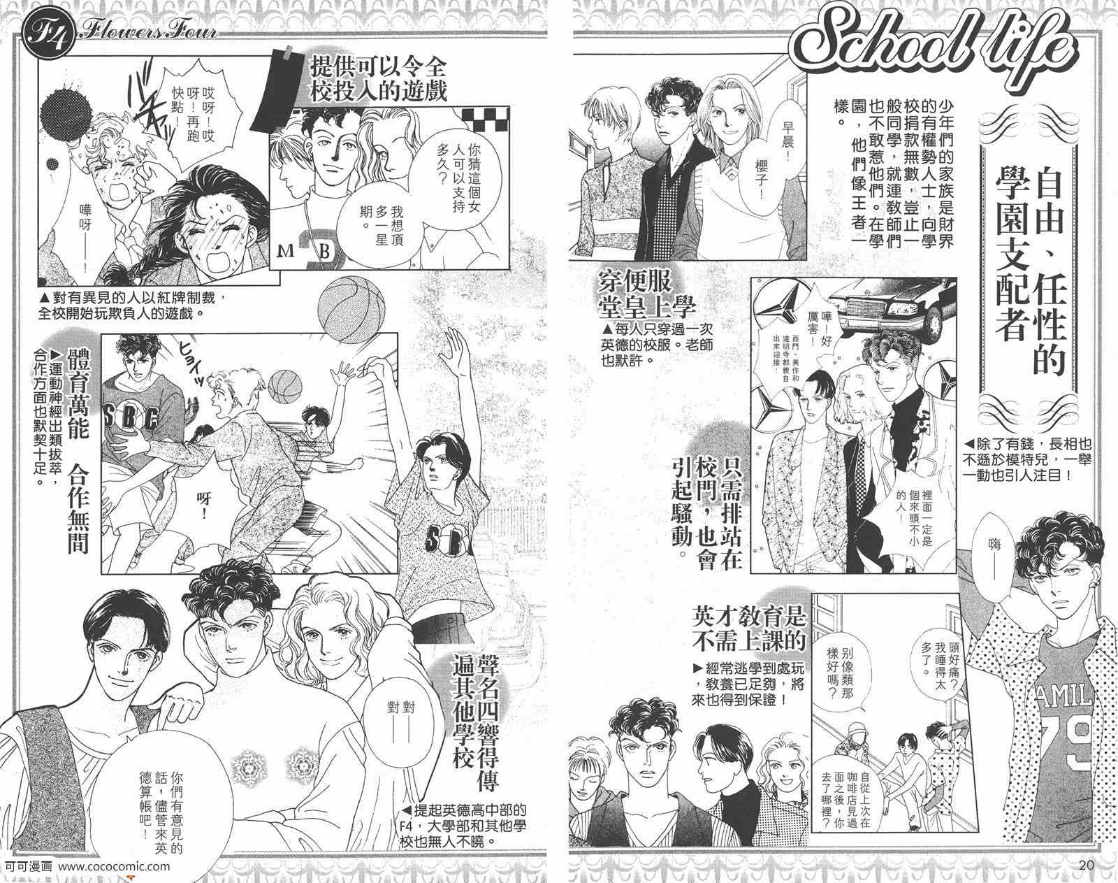 《流星花园》漫画 花样男子FF