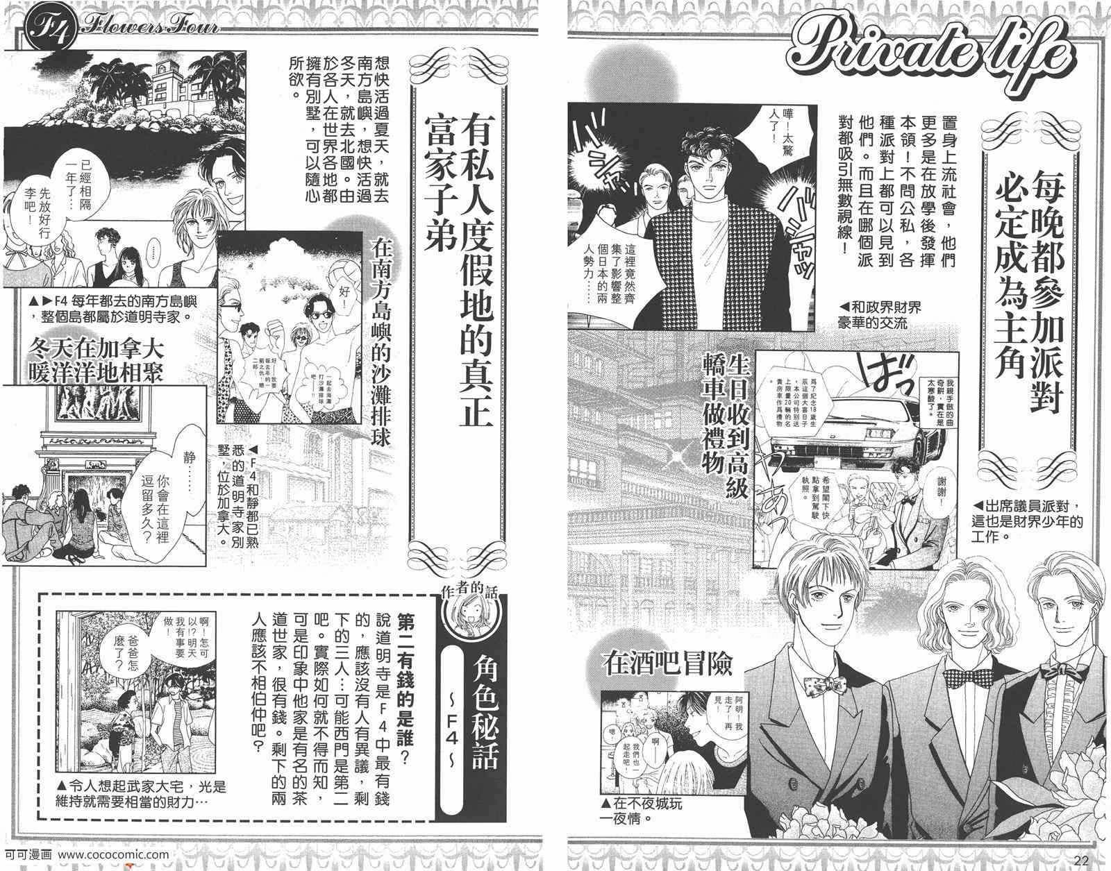 《流星花园》漫画 花样男子FF