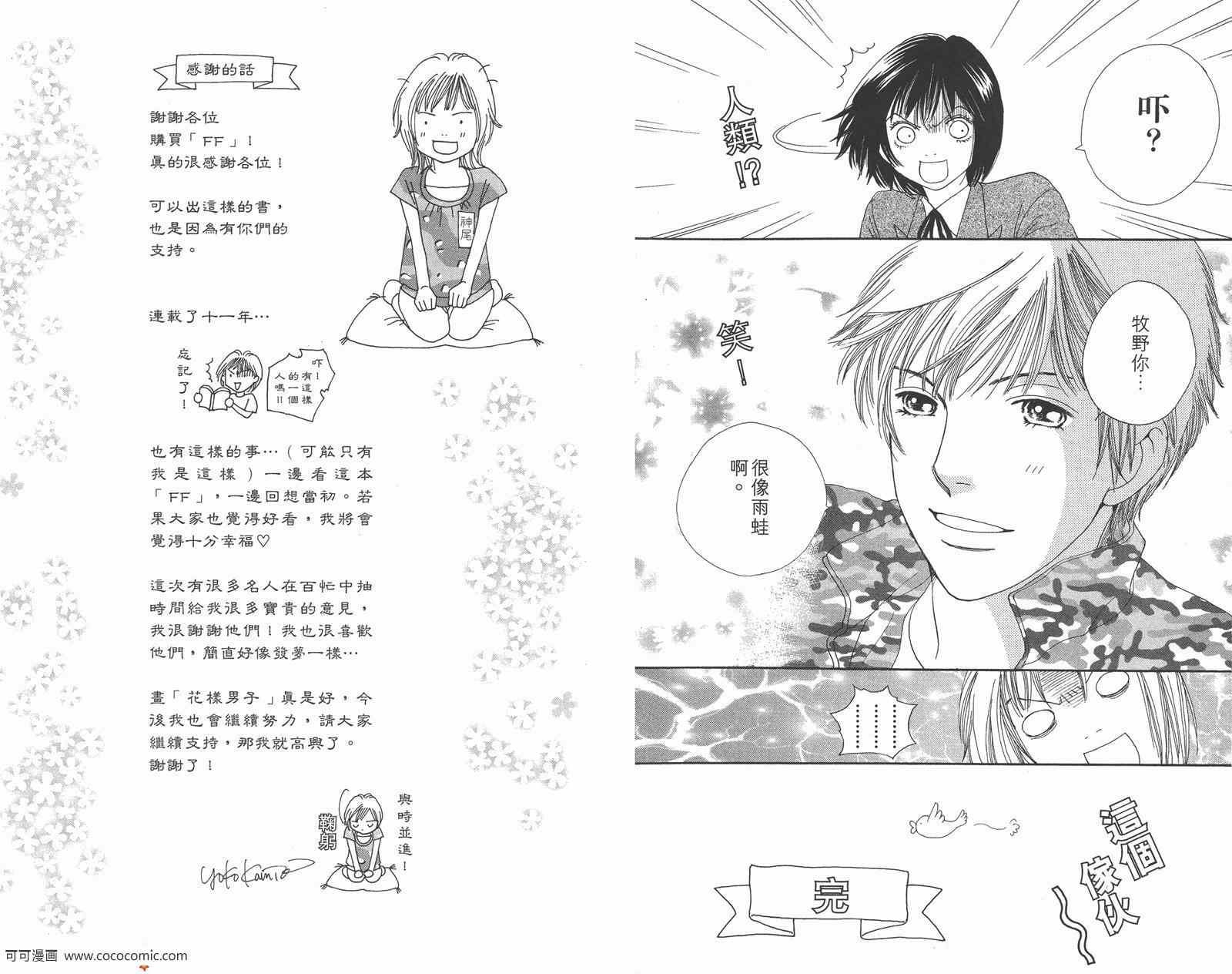 《流星花园》漫画 花样男子FF