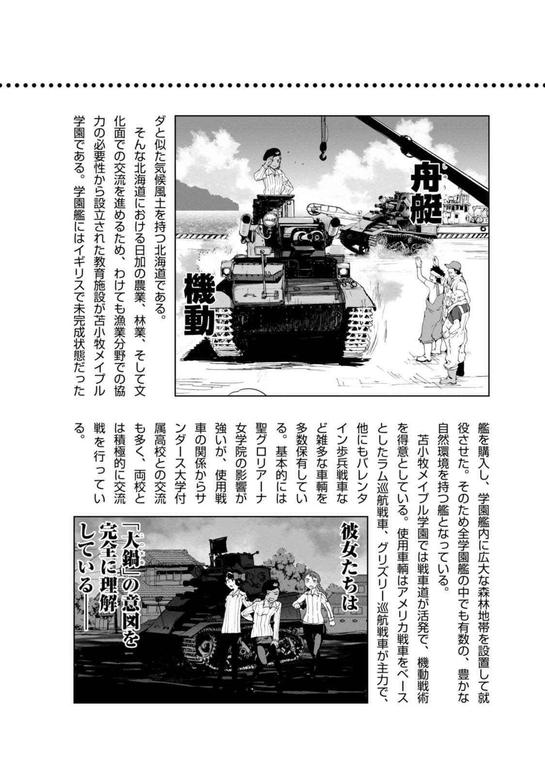 《少女与战车：缎带武士》漫画 缎带武士 08卷附录