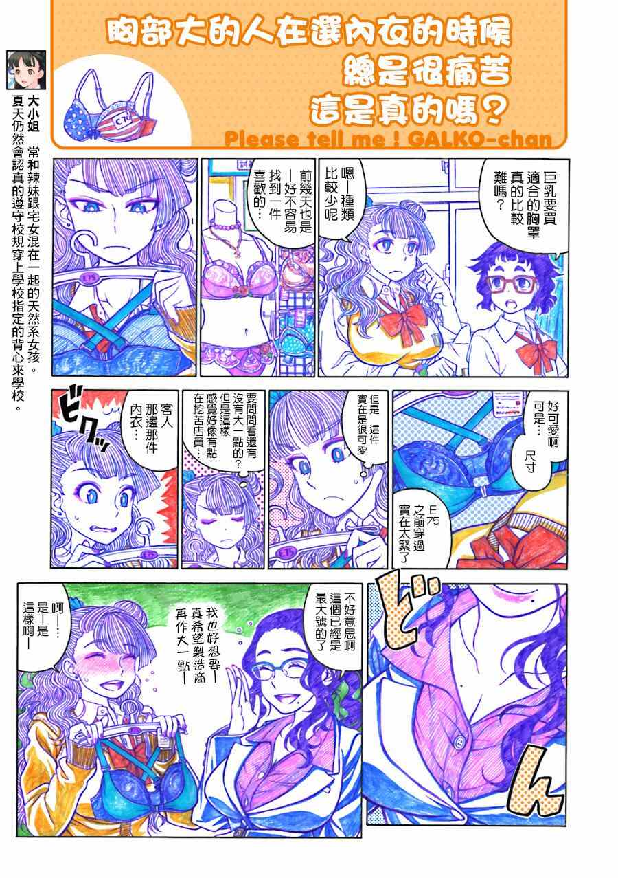 《告诉我！辣妹子酱》漫画 辣妹子酱 012集