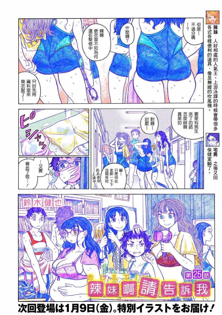 《告诉我！辣妹子酱》漫画 辣妹子酱 025集