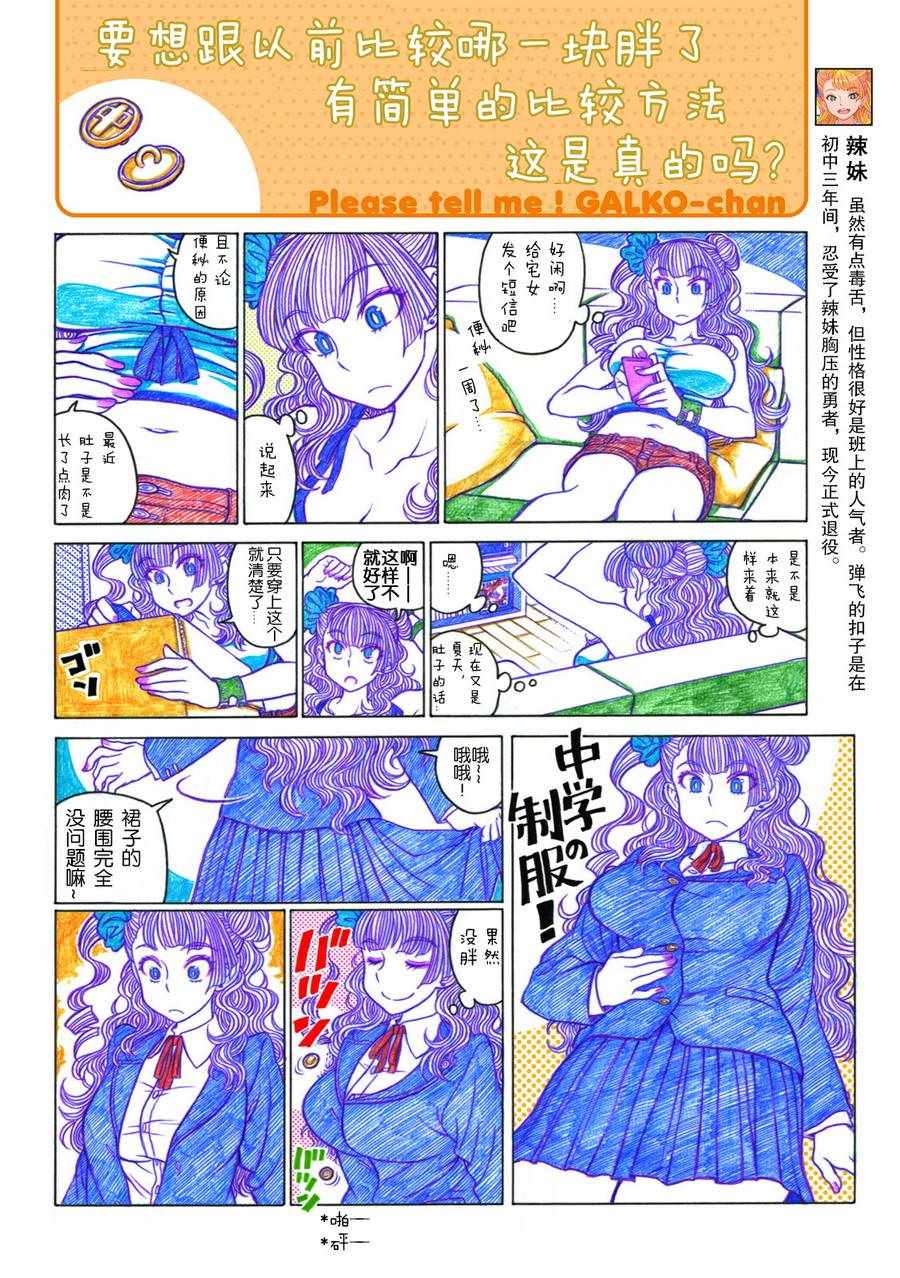 《告诉我！辣妹子酱》漫画 辣妹子酱 032话