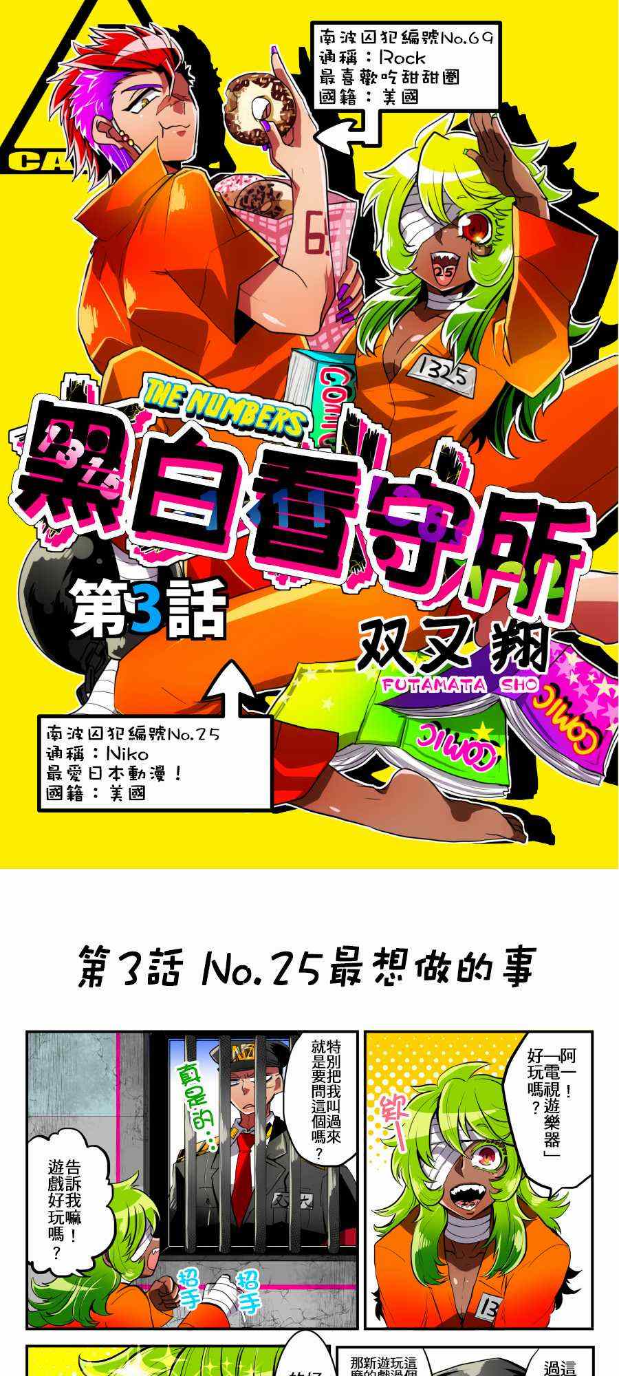 《黑白来看守所》漫画 003集