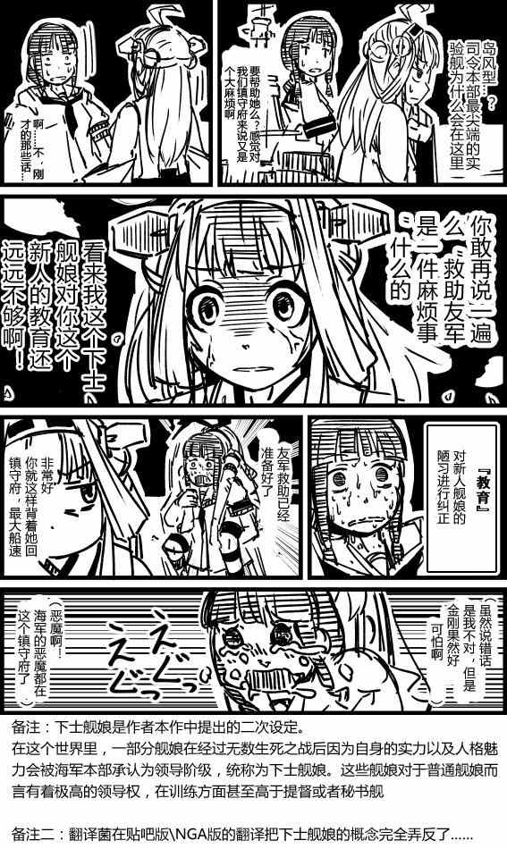 《舰Colle的一些事》漫画 试验舰篇1-3