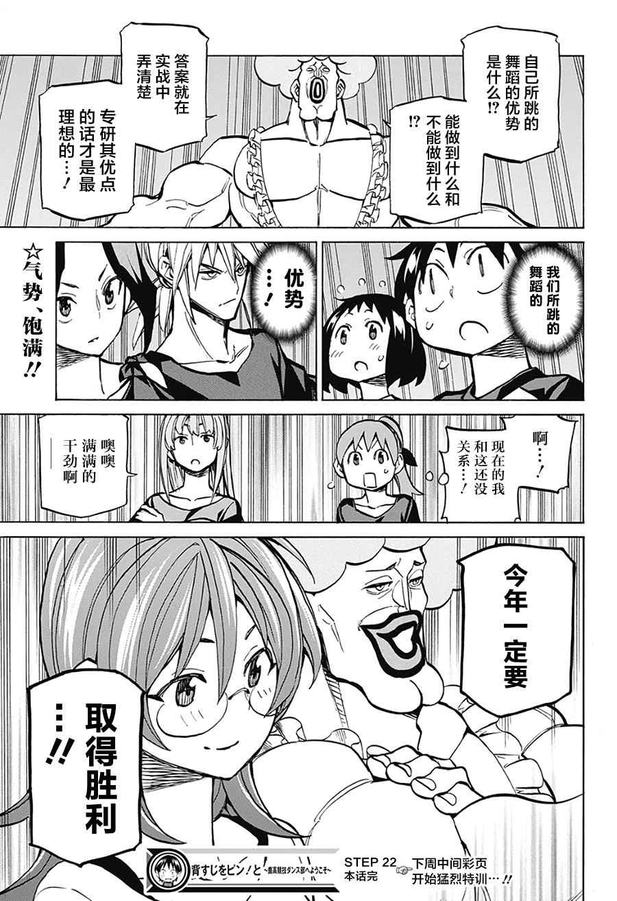 《傲首热舞 欢迎光临鹿高竞技舞蹈部》漫画 欢迎光临鹿高竞技舞蹈部 022话