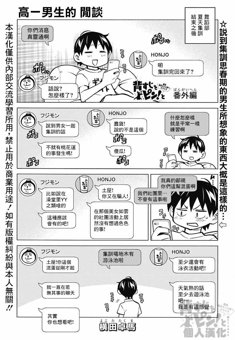 《傲首热舞 欢迎光临鹿高竞技舞蹈部》漫画 傲首热舞 番外篇04