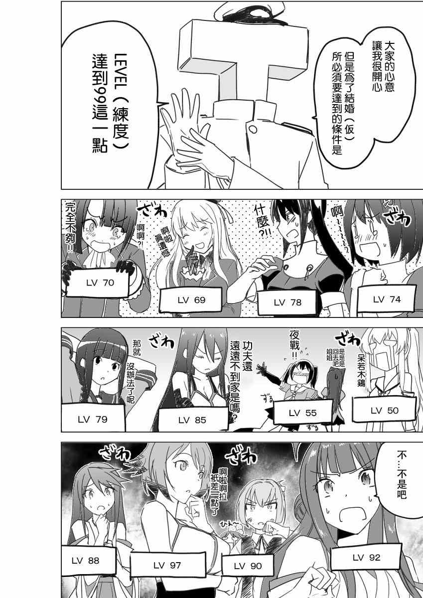 《脑内镇守府剧场》漫画 结婚（伪）