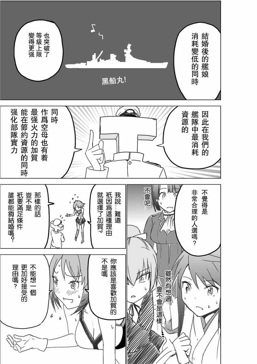 《脑内镇守府剧场》漫画 结婚（伪）