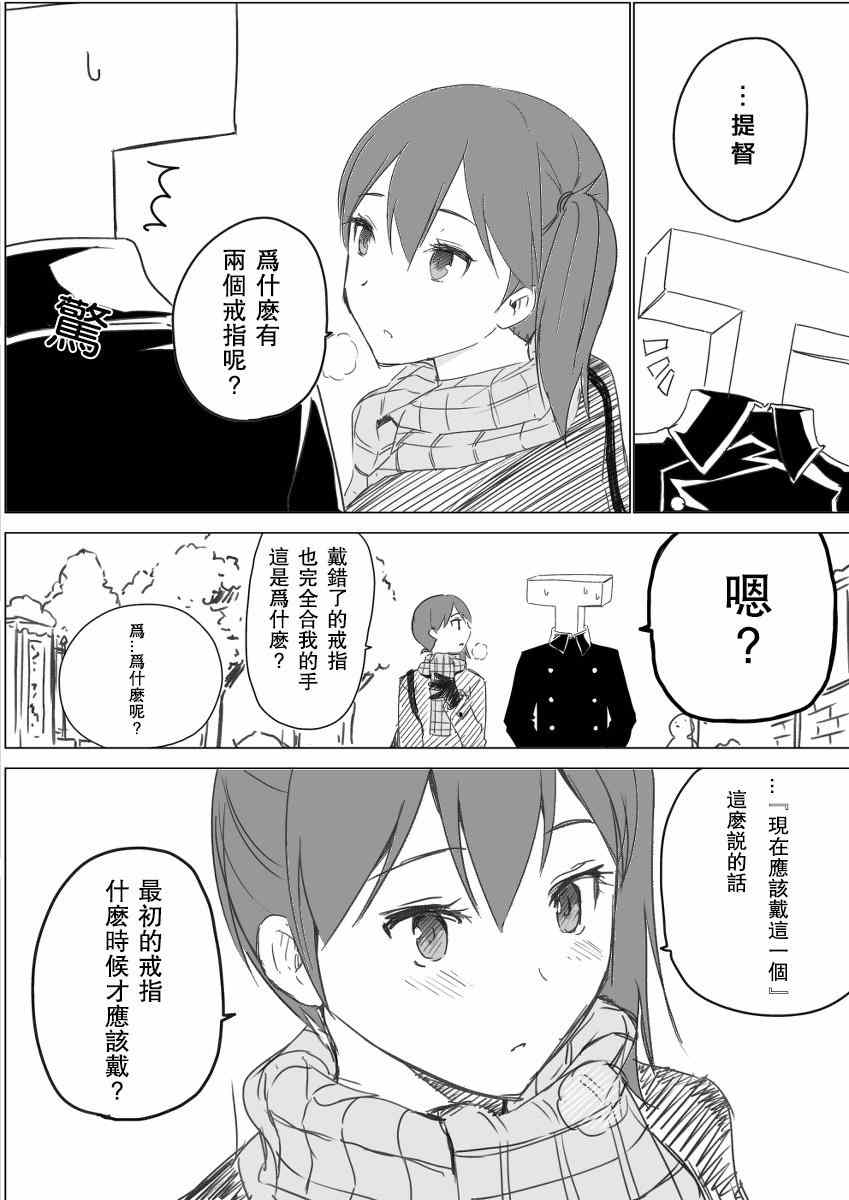 《脑内镇守府剧场》漫画 结婚（伪）