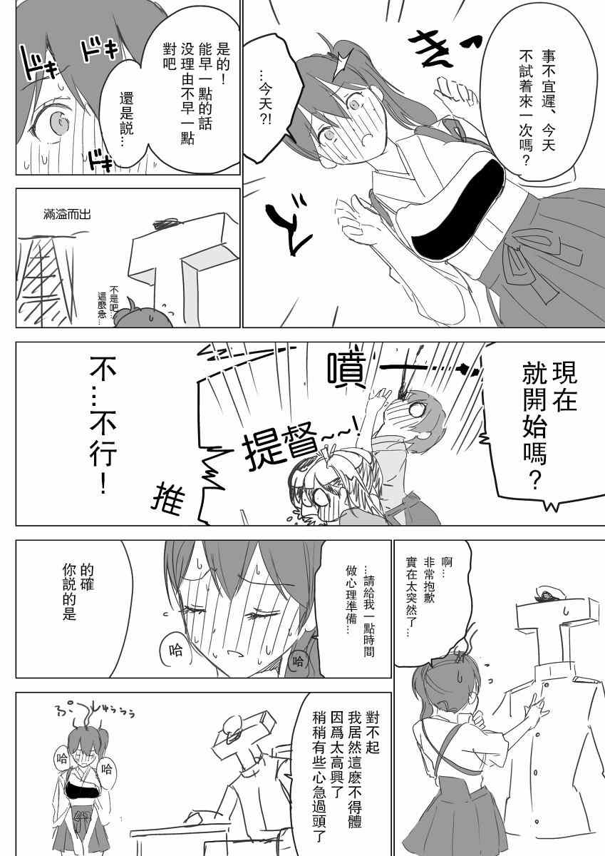 《脑内镇守府剧场》漫画 夜战