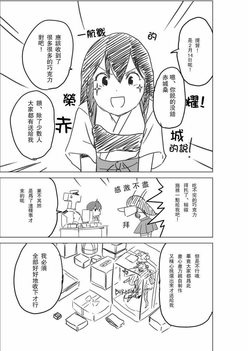 《脑内镇守府剧场》漫画 情人节