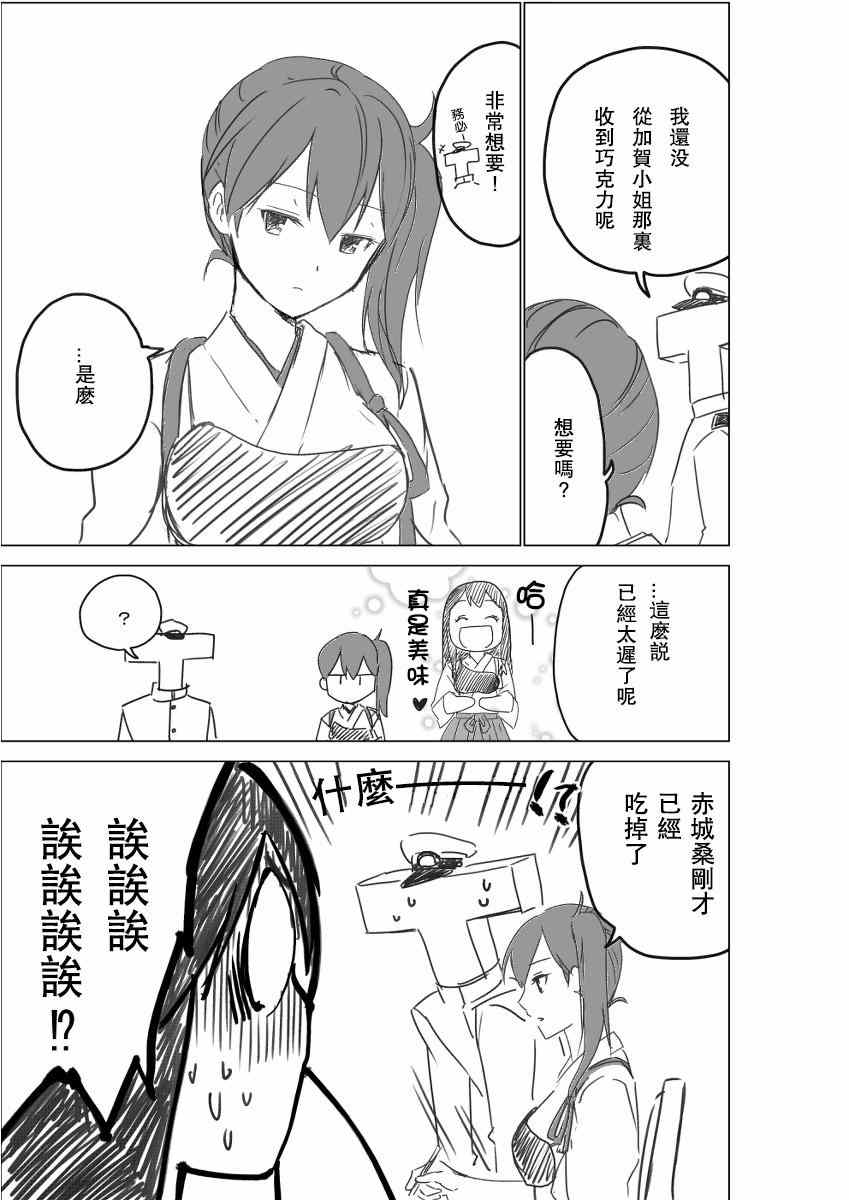 《脑内镇守府剧场》漫画 情人节