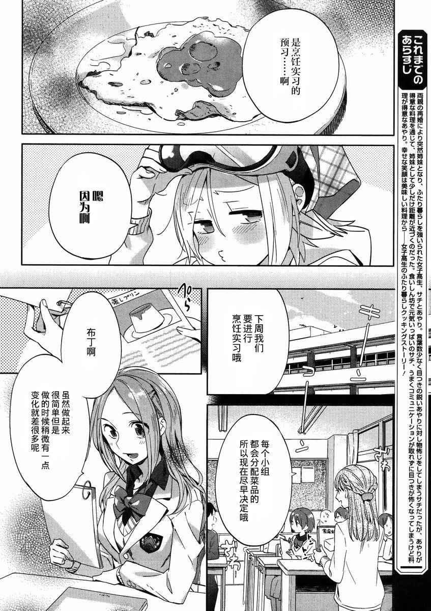 《百合姐妹的自炊双人餐》漫画 006.5话