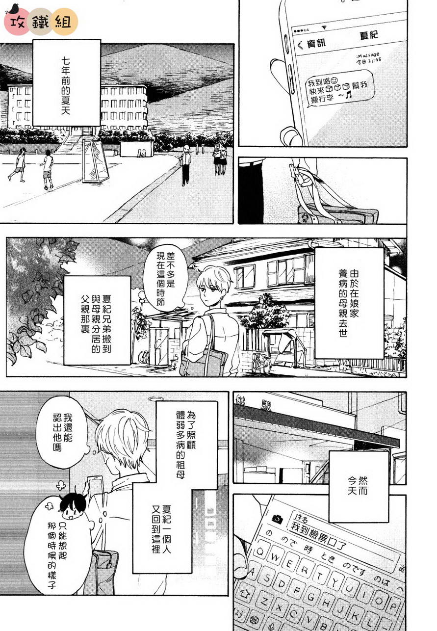 《随八月而来的恋情》漫画 001集